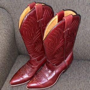 Womens Red Cowboy Boots